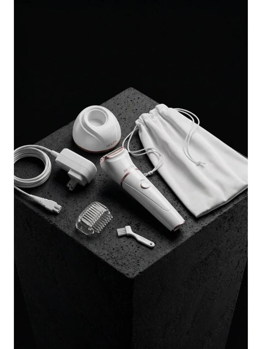 Andis Wet & Dry Women Rechargeable Cordless Wet & Dry Shaver - 6 Piece Kit - Picture 2 of 2